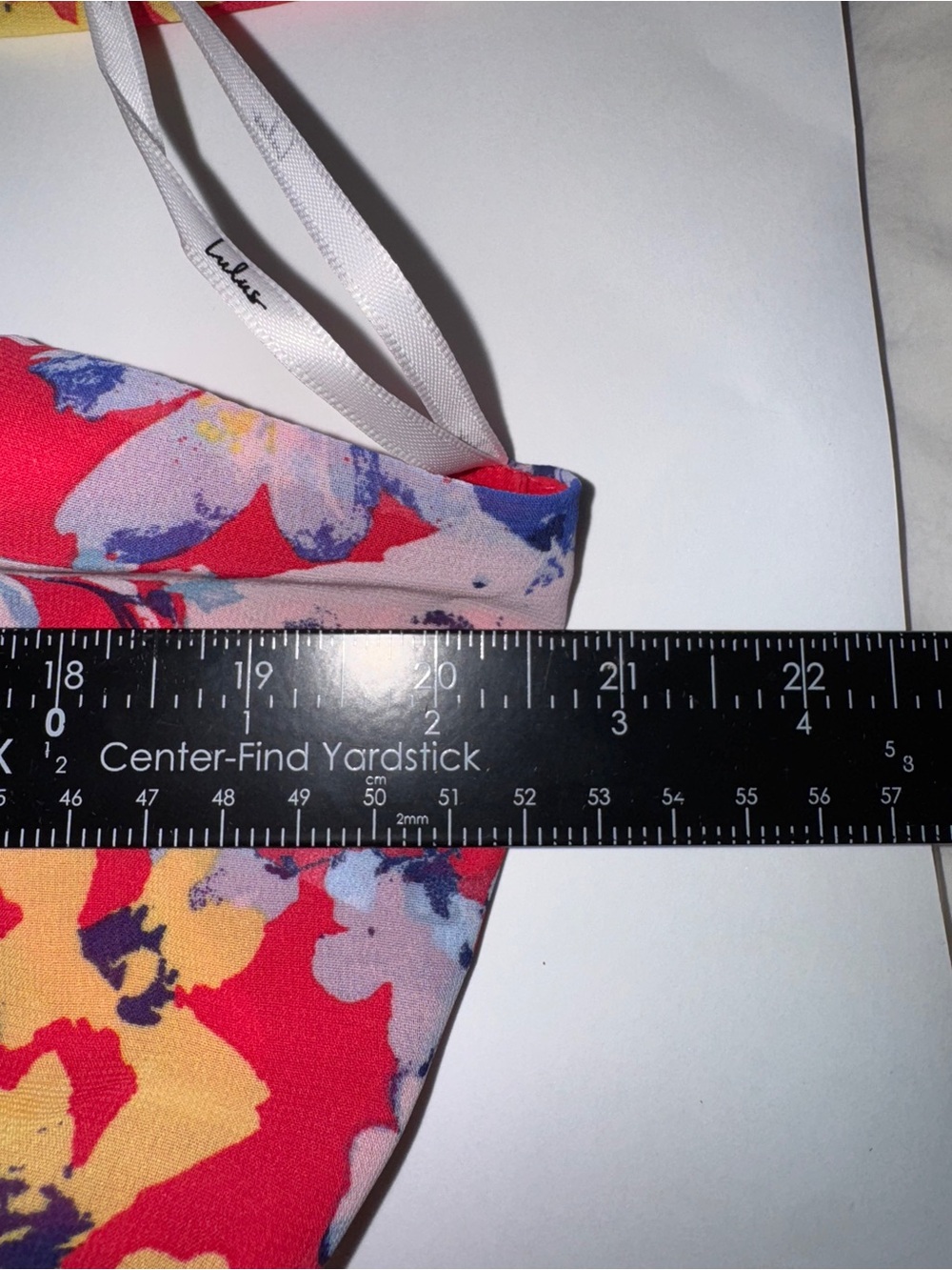 Lulu's Red Multi-Color Floral Cold-Shoulder Wrap Maxi Dress - Picture 6 of 8